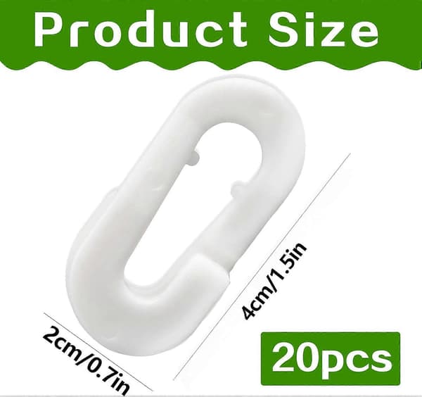 Fodboldmålsnet Clips - 20 stk. Fodboldmål Tilbehør - Let at montere Plastic_Gift