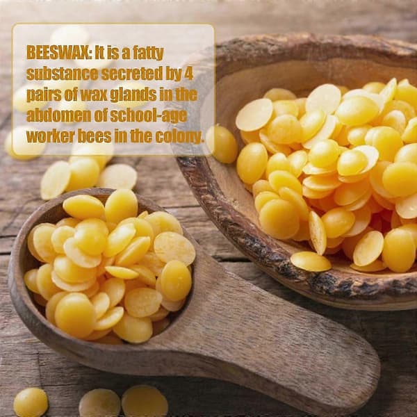 Hvide bivoksgranulat til DIY hudpleje, læbepomade, lysfremstilling & aromaterapi - 100g