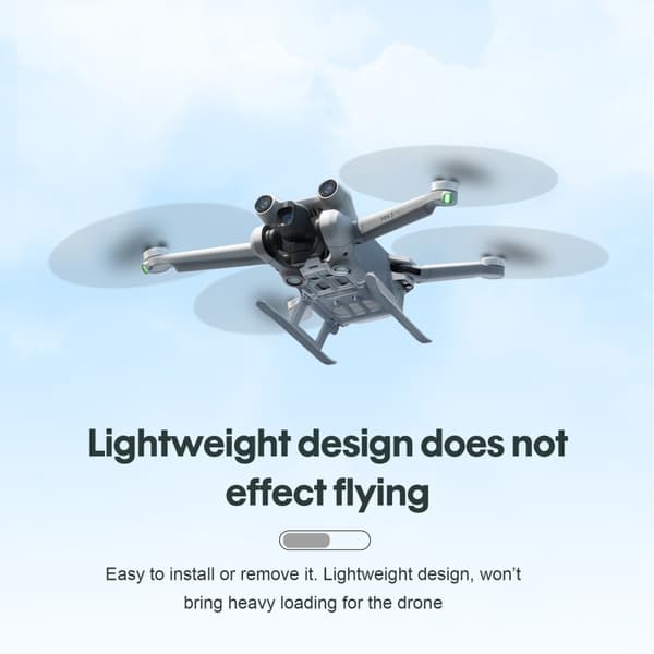 Forhøyet landingsunderstell til DJI Mini 3 Pro - Grå