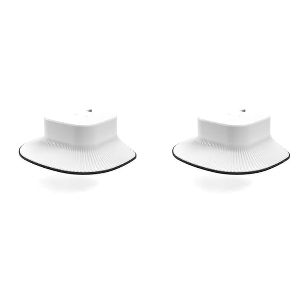 2X Regnskydd för Eufy SoloCam E30/E42 och 4G LTE Cam S330 - Utomhus väderskydd, antireflex solskydd White