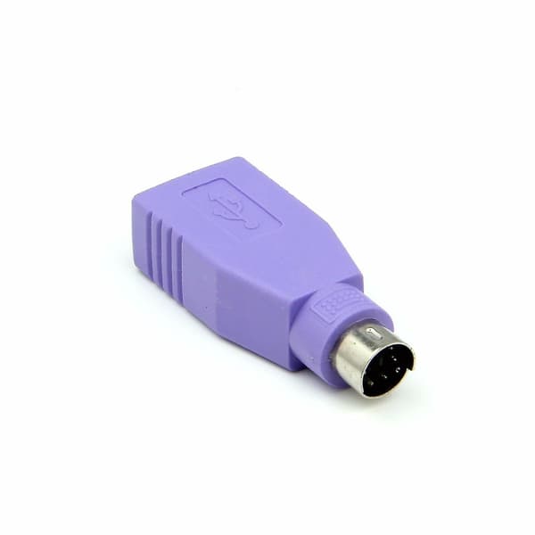 USB PS/2 uros-uros-sovitin hiirille ja näppäimistöille