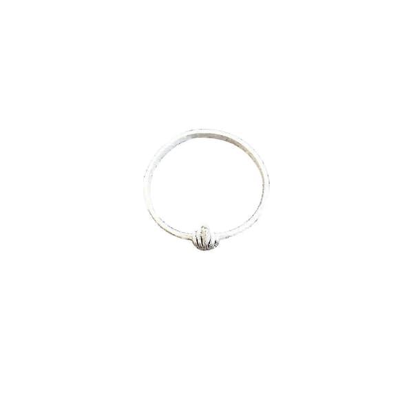 1 st söt rolig långfingerring, silver, en storlek passar alla 6