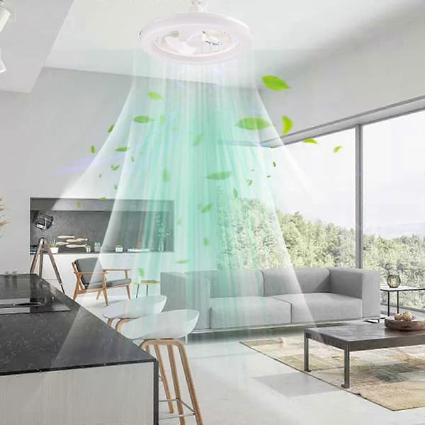 Ceiling Fan with Light and Remote Control, Low Profile Flush Mount Fan, Dimmable Mini Fans for Bedroom