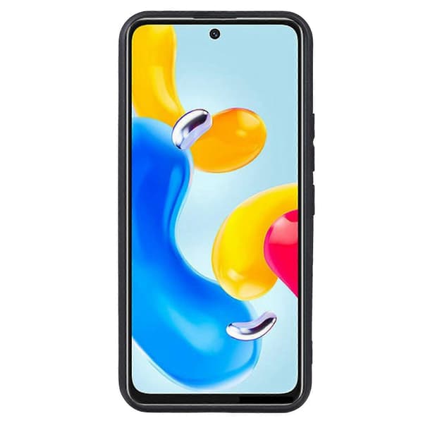 TPU-puhelinkotelo Xiaomi Redmi Note 11S 5G / Redmi Note 11 Kiina (Pudding Musta)