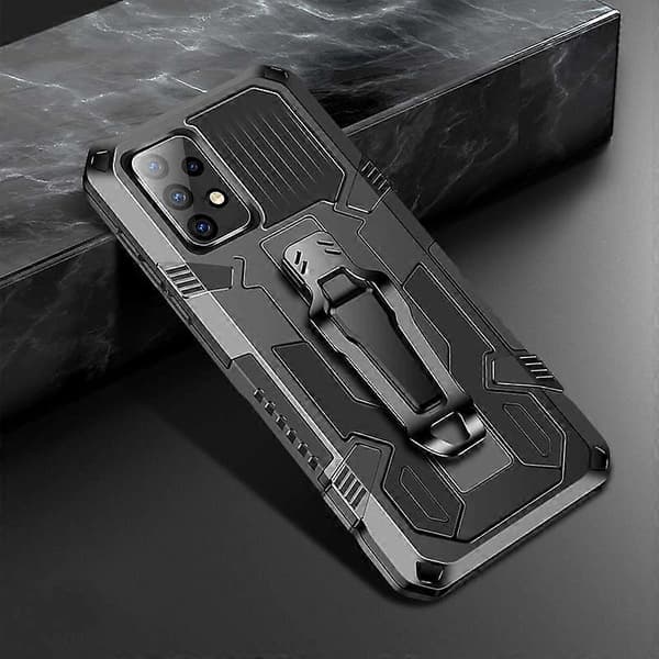 Armor Warrior Shockproof PC + TPU Protective Case for Samsung Galaxy A52 5G (Black) (For Samsung Galaxy A52 5G)