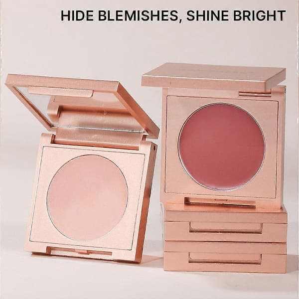 Long-lasting Matte Concealer, Full Coverage for Dark Circles & Blemishes, Oil-Free Hydrating Formula (Shade 3)