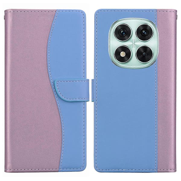 Embossed Two-Tone Leather Phone Case (For Redmi Note 14 Pro 4G / 5G)