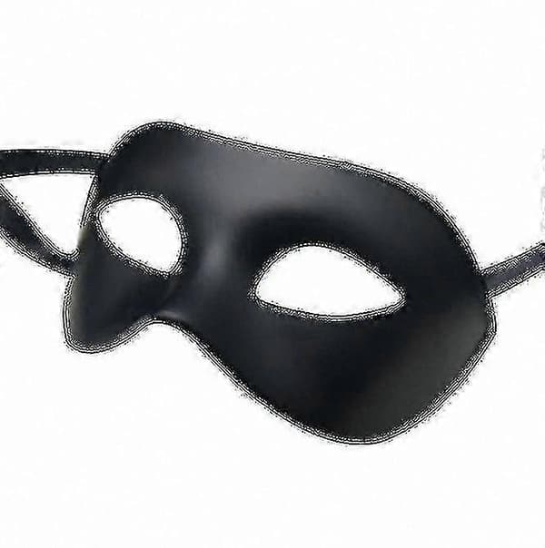 Maskerade Maske for Menn - Halloween Kostyme Tilbehør white