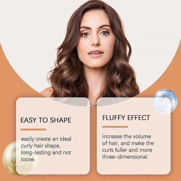 Lätt & Fluffigt Lockmousse för Långvariga, Voluminösa, Vårdade Lockar
