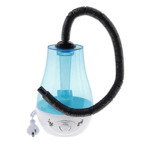 3L Reptil Terrarium Tank Luftfukter Tåkegenerator Fogger Fordamper Blå