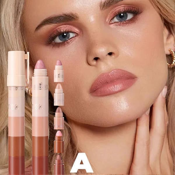 5-i-1 Mini Eyeshadow Pen Kit Velvet Matte Shimmer Highlighter Makeup