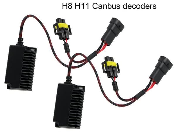 H8 H11 (H9) Canbus dekoder varselavbryter LED nær- + fjernlys