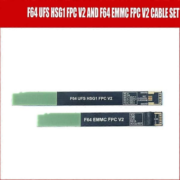F64 UFS HSG1 FPC V2 EMMC FPC V2 2i1 sæt højhastighedstestadapter flexkabel til Universal Flash Storage