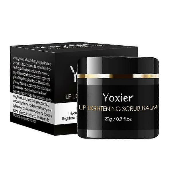 1-3x Læbeforlysende Scrub Balm Lysner Læber Hyaluronsyre 20g