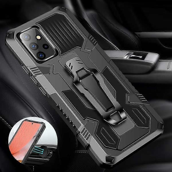 Armor Warrior Shockproof PC + TPU Protective Case for Samsung Galaxy A52 5G (Black) (For Samsung Galaxy A52 5G)