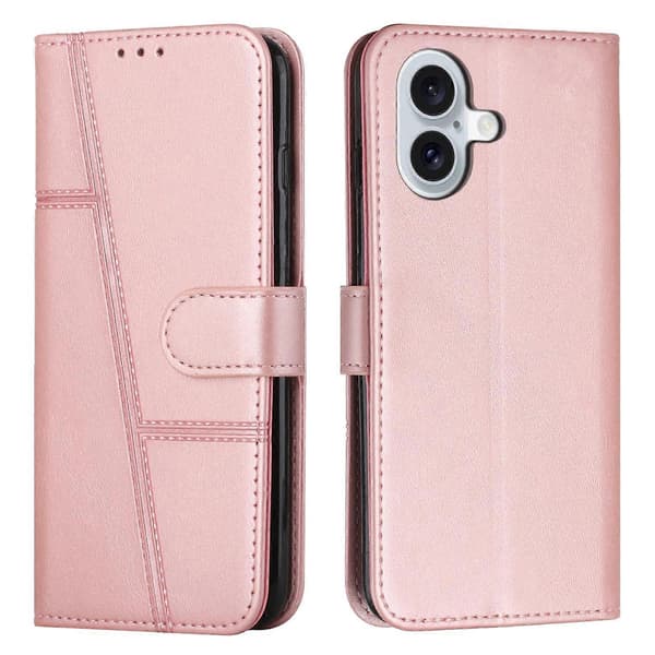 Leather Buckle Calf Texture Phone Case (for iPhone 17)