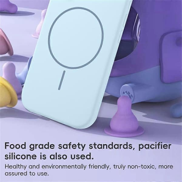 For iPhone 16 Pro Case Compatible with MagSafe Liquid Silicone Anti-Fall Phone Case - White (White)