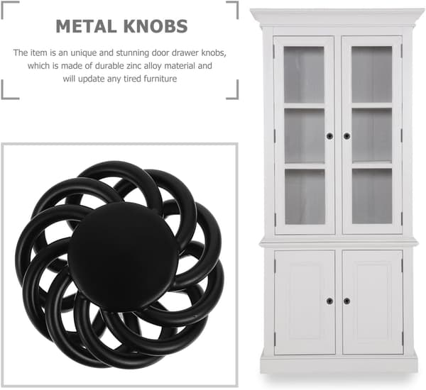 Retro Brass Birdcage Style Round Cabinet Knobs - 6-Piece Set | Zinc Alloy Wardrobe Handles, Cabinet & Drawer Pulls | Home Decor