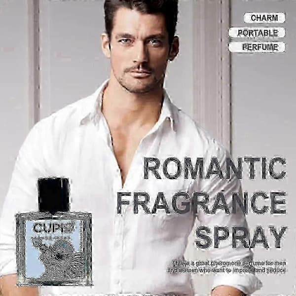 Oppgrader Cupids Charm Toalett Köln for menn Multifunksjonell Eau De Parfum Langvarig duftende duft Bursdagsgave (50 ml)