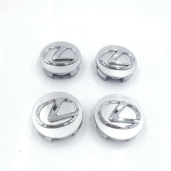 Til Lexus 62mm Lexus Bilhjulscenter Plastikdæksel-sort (4-pak)