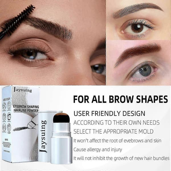 Bärbart ögonbryns-tryckset för perfekt kontur & hårfästes-touch-up - Säkert, enkelt & mångsidigt