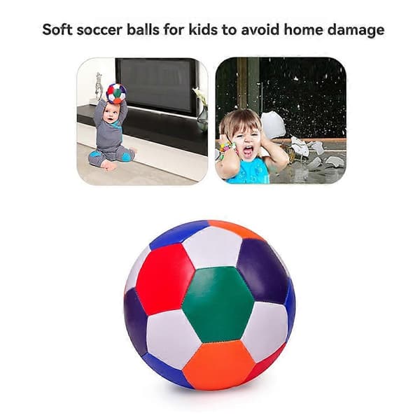 Tyst fotboll inomhus Tyst skumfotboll Tyst studsande boll Multicolor