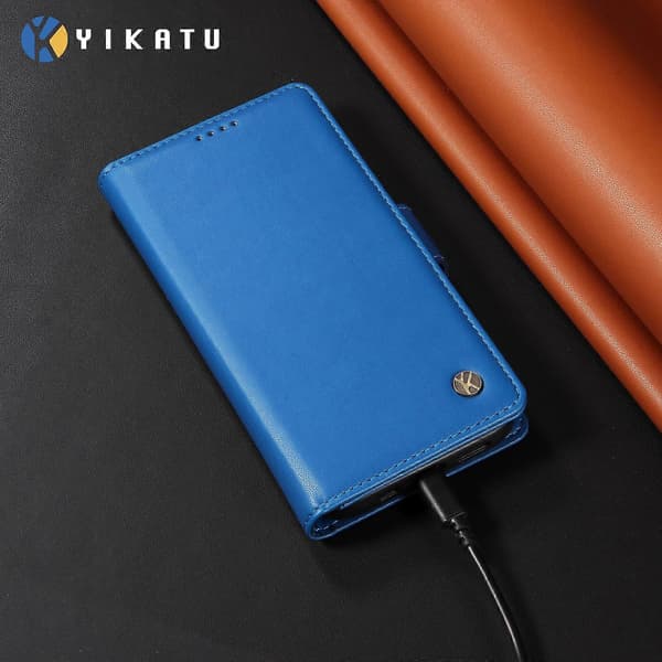 Leather Wallet Case with Stand for Samsung Galaxy A36 5G (Sky Blue)