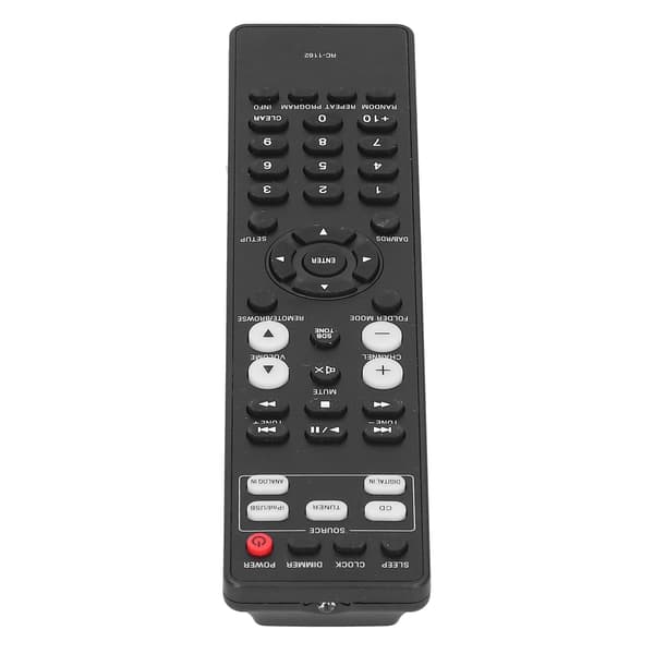 RC-1162 Universal TV Remote Control with Large Buttons, Replacement, Compact ABS Black Gift