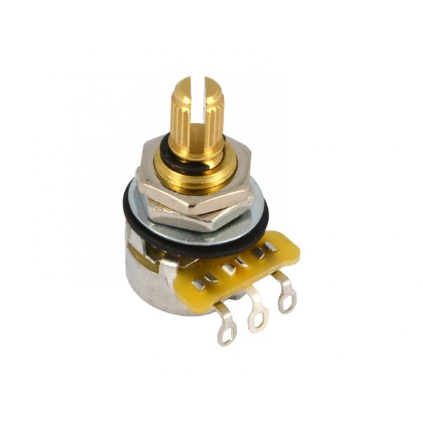 Gitarpot, 250k (275k) Mini Split Shaft Audio Taper Pot 9% Toleranse_Spesielle gaver
