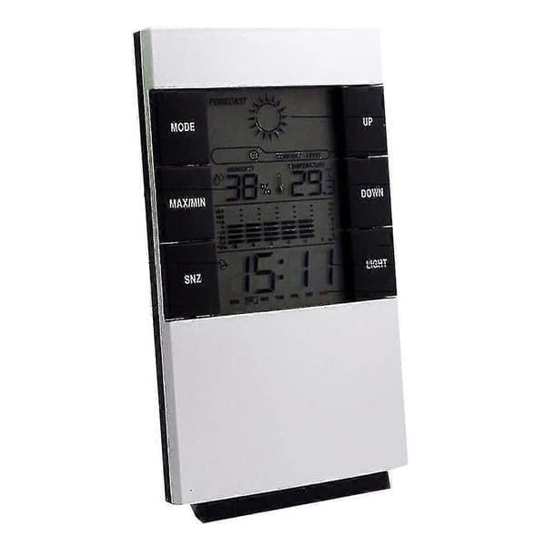 Projektion Lcd Display Digital Väckarklocka Temperatur Väderstation Sovrum