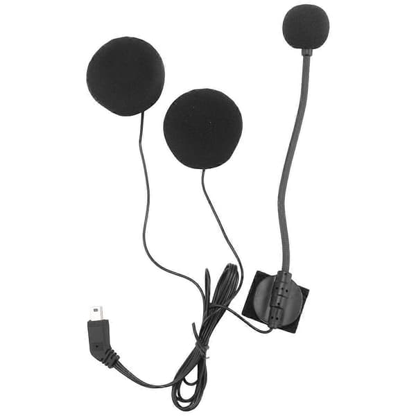 Motorcykelhjelm Bluetooth Headset Mikrofon Højttaler Headset Tilbehør til Halvhjelm