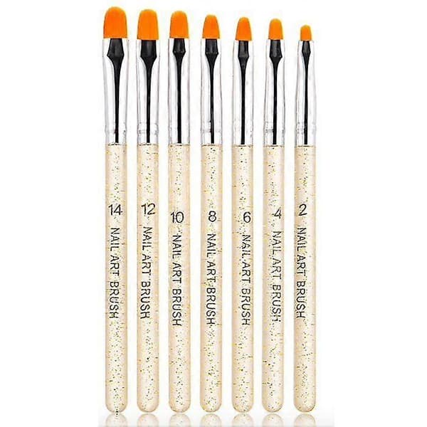 7 st Akryl/UV Penslar naglar -