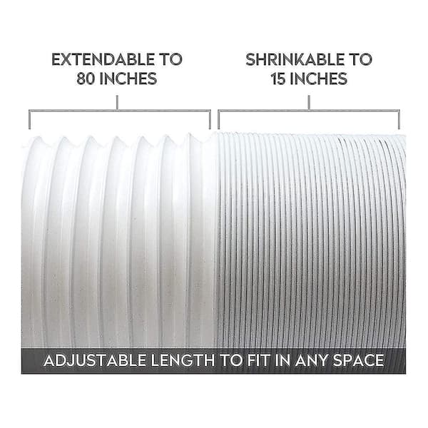 Avgasslang 130 mm, avgasslang för luftkonditionering, PVC-slang, luftkonditioneringsrör, ventilation_present