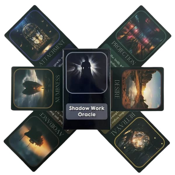 Shadow Work Oracle Cards Divination Deck Engelsk Vision Edition Tarot Brettspill For Selskap 254-TT412