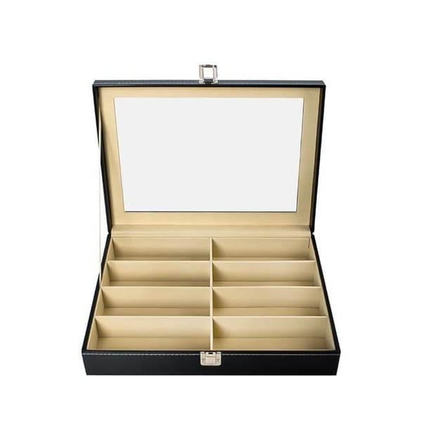 Eyeglass Case 8 Compartments / Eyeglass Storage - Eyeglass Storage