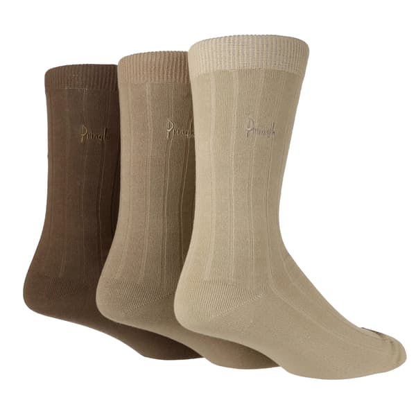 Herr 3-pack Laird Ribbade Byxstrumpor Bomullsstrumpor - Storlek (7-11)