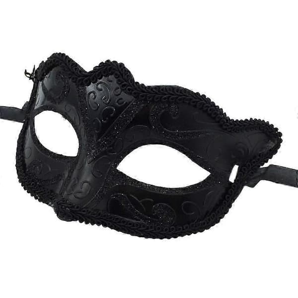 Sexy maskerade-tiara med øyemaske for kvinner, kostymefest