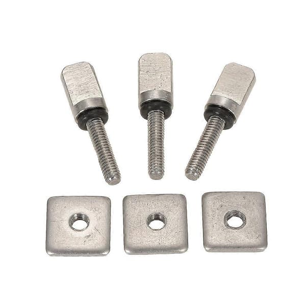 3 Surfboard Longboard Sliding Fin Screw & Fin Plate Replacement Kit Til Stand Up Paddle Body Board_Särskilda gåvor