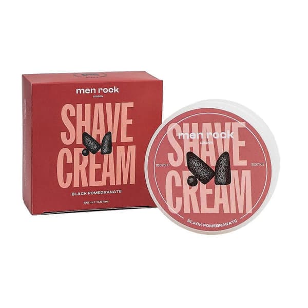 Men Rock Shaving Cream - Black Pomegranate 100 ml A