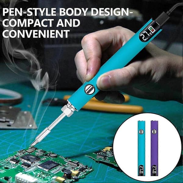 510 trådbatteripenna Lila