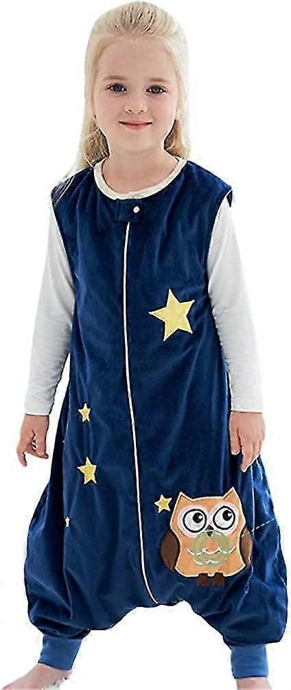 Barnsovsäck med ben Varma mjuka pyjamas Flicka Pojke Vintersovsäck