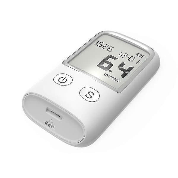 Hæmoglobin Tester Hæmoglobin Test Kit Glukometer Måler Blodsukker, 50 Tests-På lager_Gave