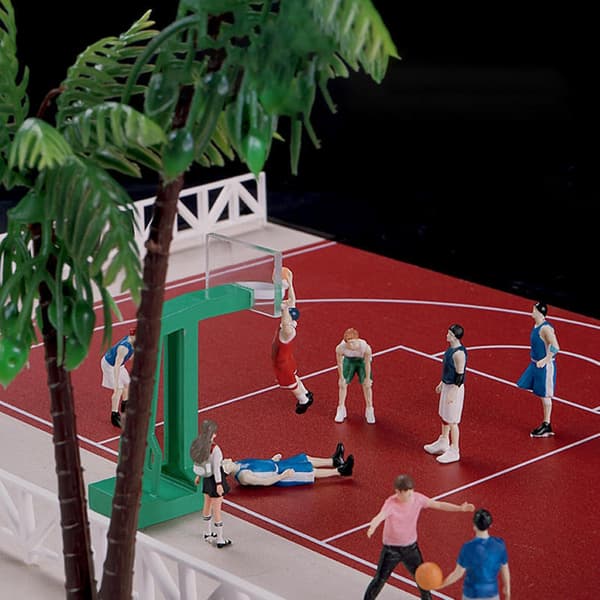 Basketspelardocka Simulering Miniatyrleksak för rollspel Stil A_Kvalitetsgåvor