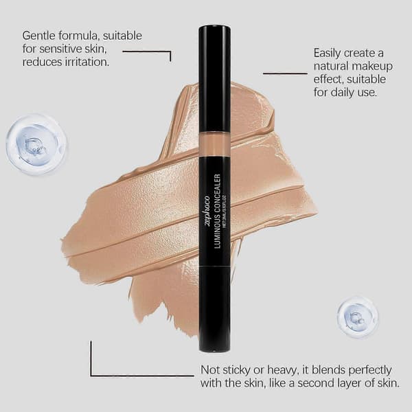 2st zephoco Clear Concealer Moisturizing Light And Easy Fit Covers Skin's Natural Complexion