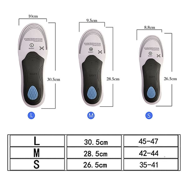 Comfortable Flat Foot Correction Insoles Shoe Inserts_Great gift