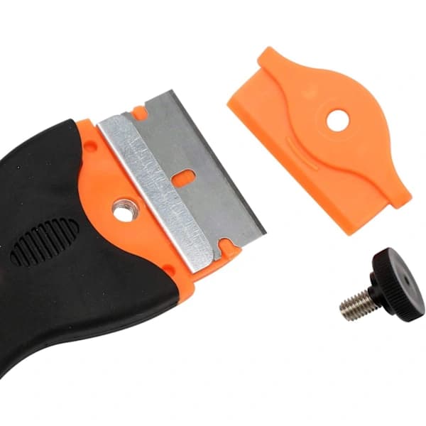 100 Plastic Scrapers - for Car Sticker Removal / Decal Remover (Metal)