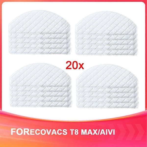 For ECOVACS T8 MAX/ AIVI Robotstøvsuger Tilbehør Erstatning As Shown