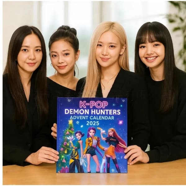 Ny koreansk-inspirert Devil Hunter julekalender, juletrepynt i akryl B
