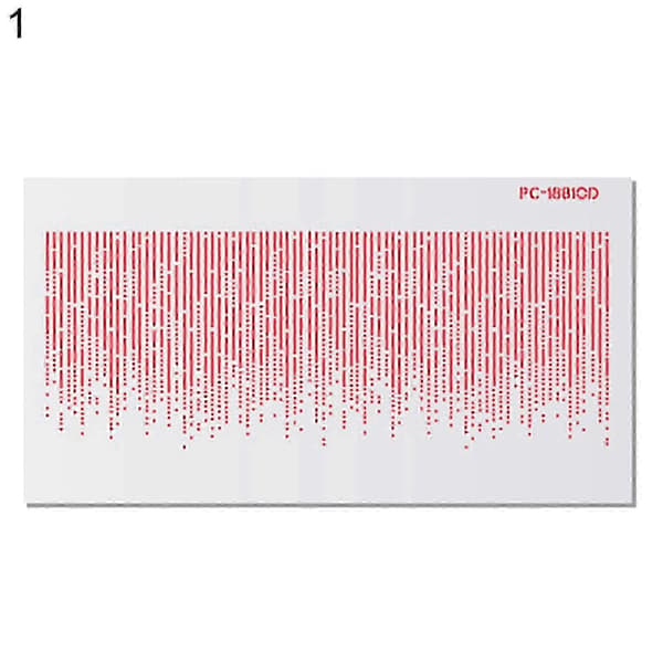 Cake Stencil Dotted Line Pattern Ornamental PET Cake Edge Spray Template for Cake Decoration