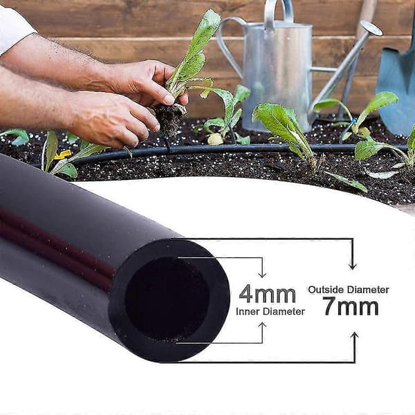 Garden Irrigation 4/7mm Hose PVC Micro Irrigation Pipe 1/4' Hose Drip System Sprinkler